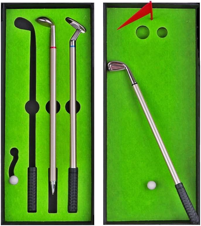 Golf Pen Desktop Games - Funny Gifts for Golfers, Coworkers, Boss - Stocking Stuffers - Product Image