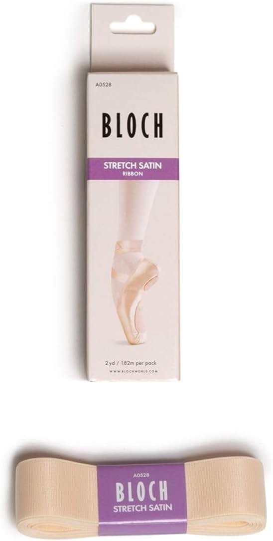 Bloch womens Minimalist,ballet Ballet Pointe Shoe Stretch Satin Ribbon, Pink, One Size US - Product Image