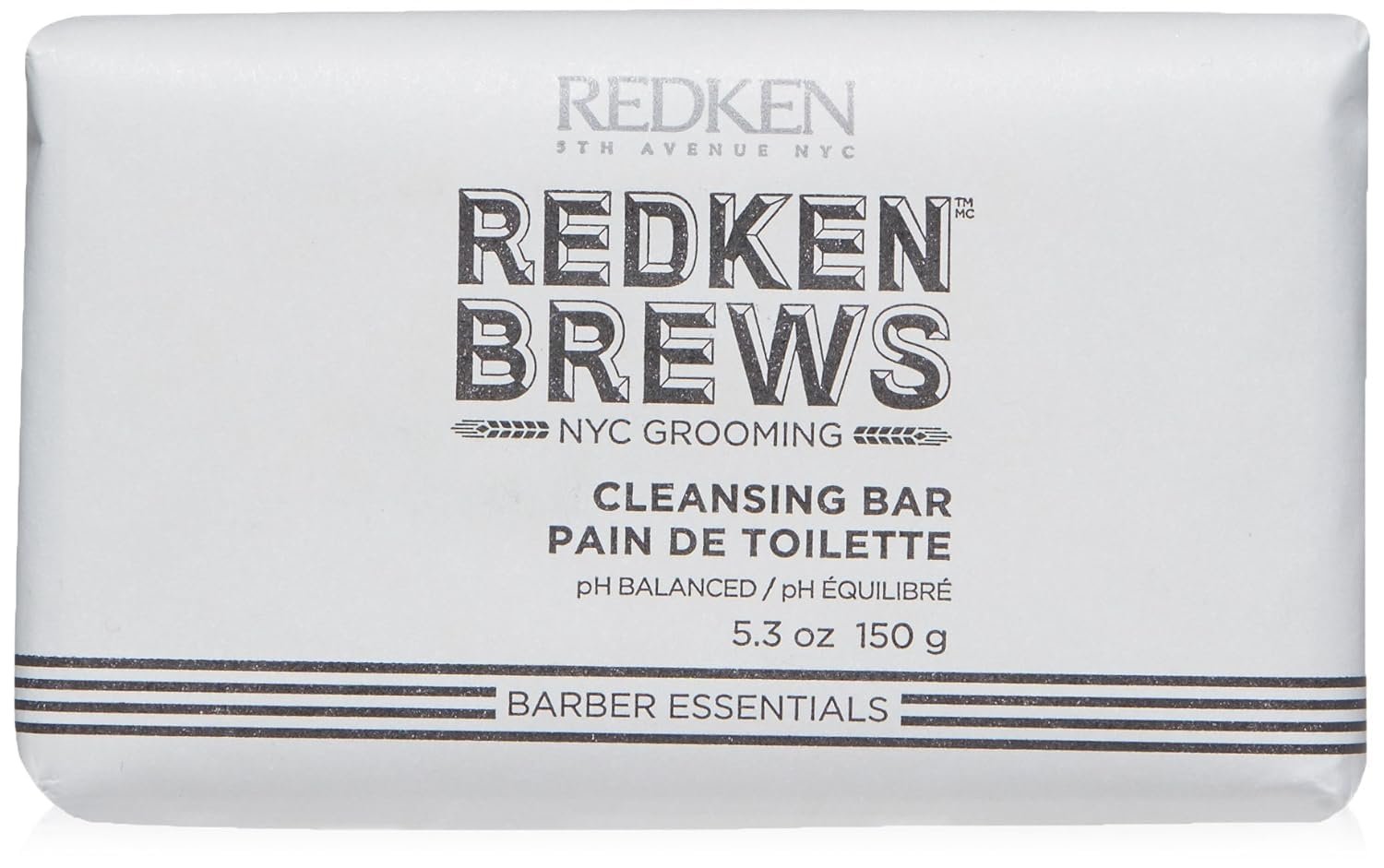 Redken Brews Men's Cleanse Bar - Multi-Purpose Bar Soap For Face and Body For All Men's Skin Types, Moisturizing & Deodorizing With Clean & Fresh Scent, 5.3 Fl Oz - Product Image