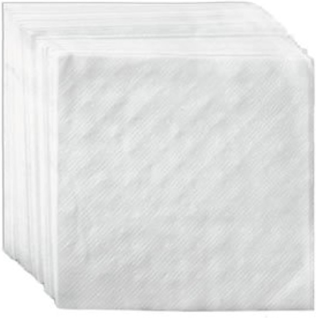 AmerCareRoyal 1-Ply Beverage Napkins - 4.5" x 4.5" - For Restaurants, Bars, and Catering, Bulk Disposable Cocktail Napkins, White, Pack of 4000 - Product Image