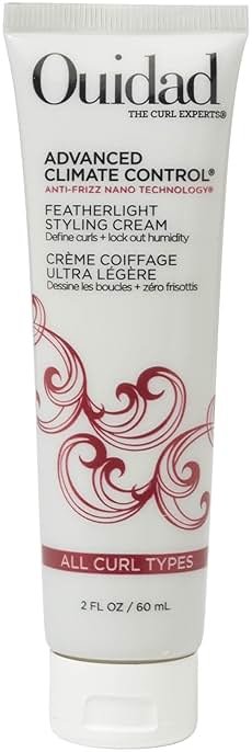 Ouidad Advanced Climate Control Styling Cream for Curly Hair – Featherlight Curl Cream for Hydrated, Shiny & Frizz-Free Definition, Flexible, Soft Hold For All Curl Types, Sulfate-Free - Product Image