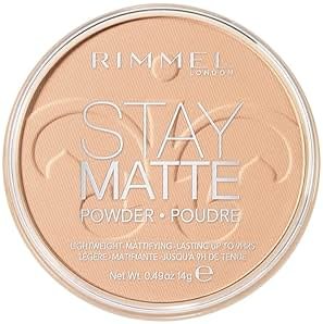 Rimmel London Stay Matte - 004 Sandstorm - Pressed Powder, Lightweight, High Coverage, Shine Control, 0.49oz - Product Image