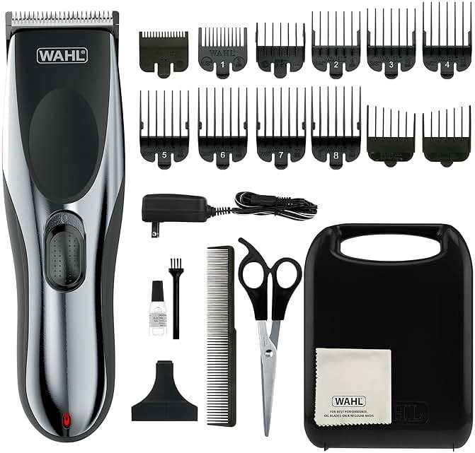 Wahl Clipper Rechargeable Cord/Cordless Haircutting & Trimming Kit for Heads, Longer Beards, & All Body Grooming - Model 79434 - Product Image