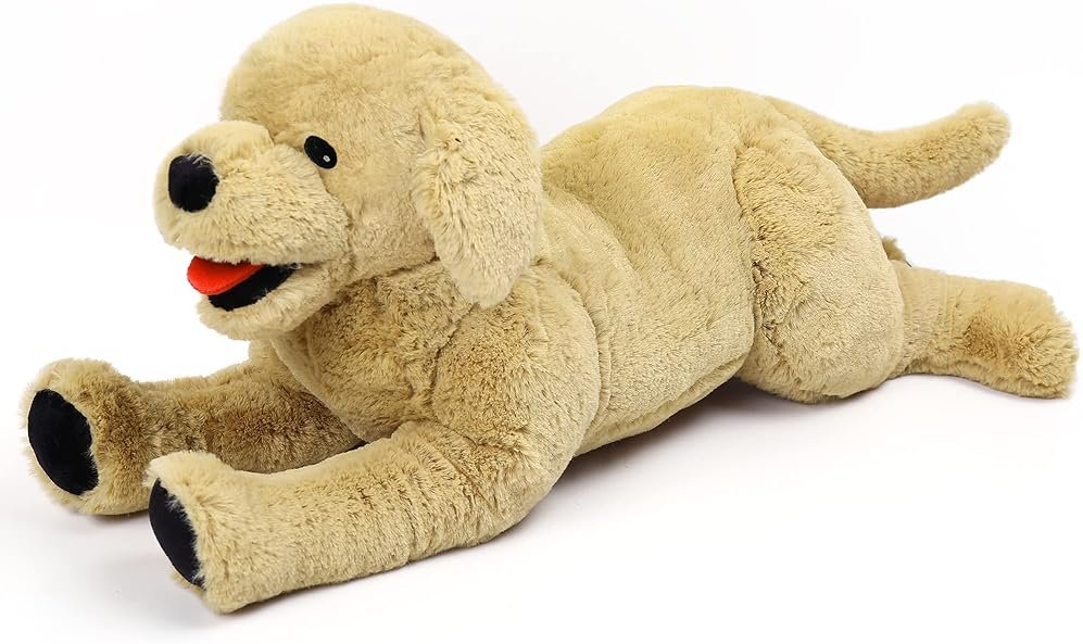 LotFancy Dog Stuffed Animals Plush, 21" Soft Cuddly Golden Retriever Plush Toys, Large Stuffed Dog, Puppy Dog Stuffed Animals, Easter Birthday Gift for Kids Girls Boys - Product Image