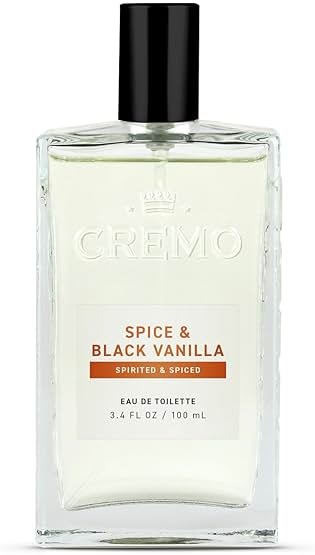 Cremo Cologne For Men - Spice & Black Vanilla Mens Cologne Spray, An Explosion of Vibrant Spices, Dark Woods and Black Vanilla, Multi-Layered Signature Men's Fragrances, 3.4 Fl Oz - Product Image