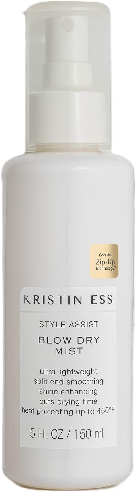 Kristin Ess Hydrating Heat Protection Spray for Hair - Blow Dry Frizz Control + Shine Enhancing -Anti Humidity Thermal Heat Protectant Spray - Repair + Protect Hair Up to 450 Degrees - Pear Fragrance - Product Image