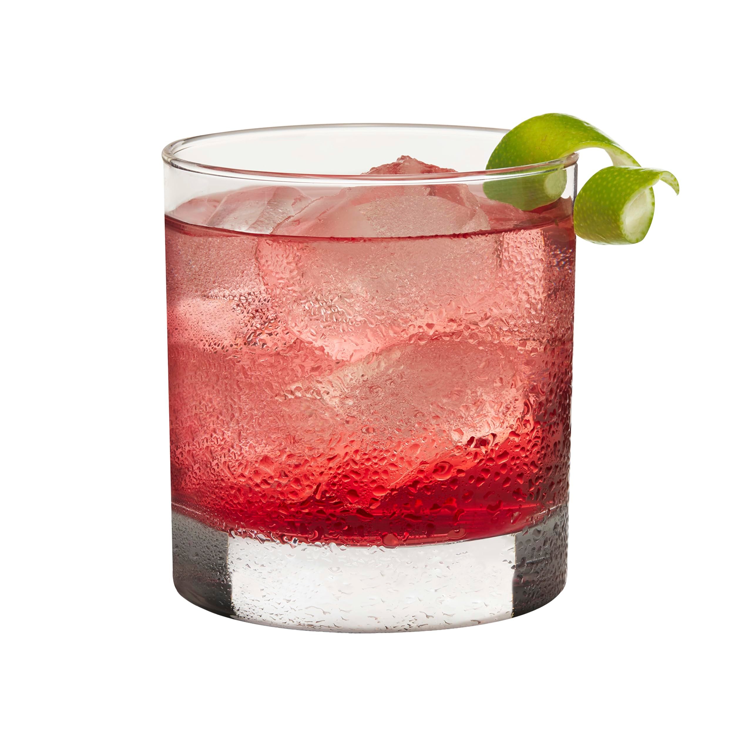 Libbey 917CD Heavy Base Rocks Glasses Set of 12, Rocks Glass Cups Set with Simple Lines, Elegant Old Fashioned Glass for Whiskey,Cocktails and More - Product Image
