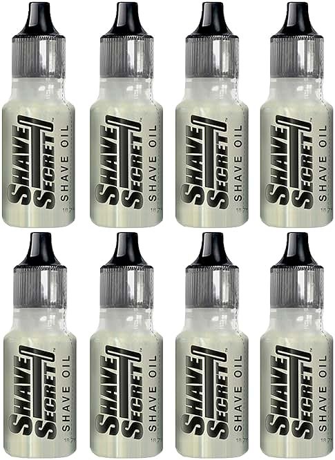Shave Secret Pack of 8 - Shaving Oil, 0.63 fl Oz - Product Image