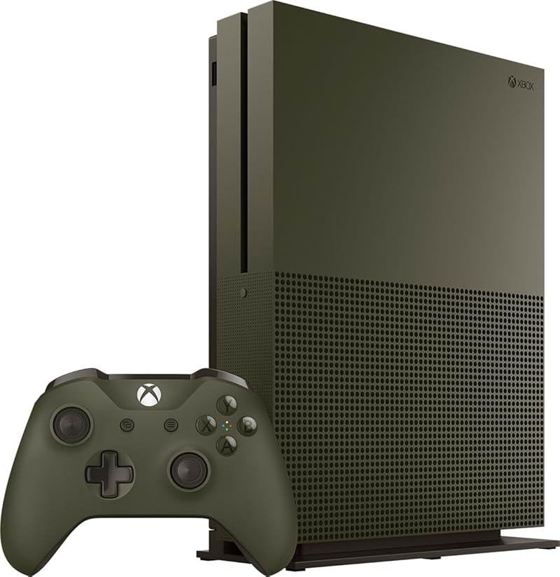 Xbox One S 1TB Console, Military Green (Renewed) - Product Image