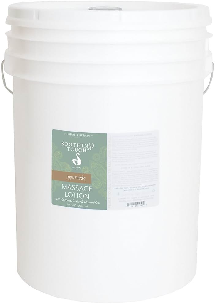 Soothing Touch Ayurveda Massage Lotion, Unscented, 640 Ounce - Product Image