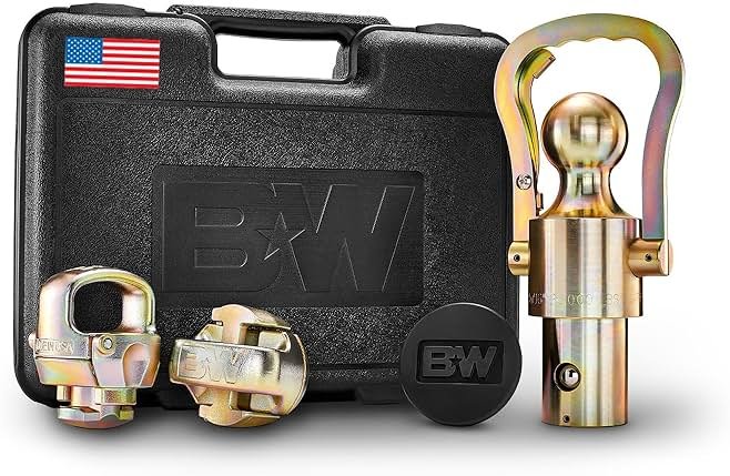 B&W Trailer Hitches American-Made OEM Gooseneck Ball & Safety Chain Kit for Ram - GNXA2062 - Product Image
