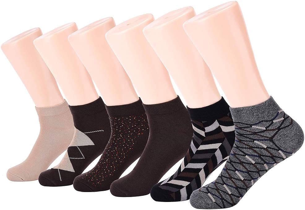 Mio Marino Mens Low Cut Ankle Socks - Premium Moisture Control - Cotton Cushioned with Arch Support - Product Image