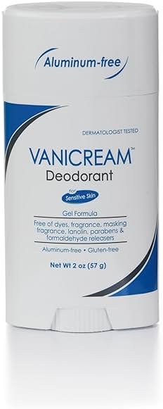 Vanicream Aluminum-Free Gel Deodorant - 2 oz - Unscented Formula for Sensitive Skin - Product Image