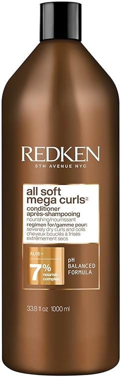 Redken All Soft Mega Curls Conditioner For Extremely Dry Curly & Coily Hair - Nourishes & Softens Severely Dry Hair - Product Image
