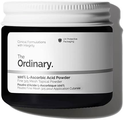 The Ordinary 100% L-Ascorbic Acid Powder, Vitamin C Treatment for Anti-Aging, 0.7 Ounce - Product Image