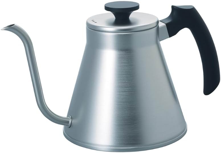 Hario V60 "Fit" Gooseneck Drip Kettle, 1200ml, Silver - Product Image