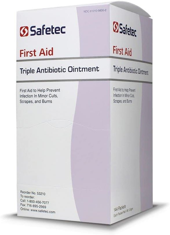 Safetec 42909 Triple Antibiotic Ointment, Pack of 144 - Product Image