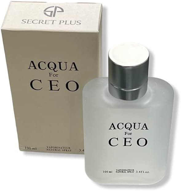 ACQUA for CEO by Secret Plus - Eau De Toilette Men's Daywear Cologne 3.4 Fl Oz - Aromatic Marine Nuances - Product Image