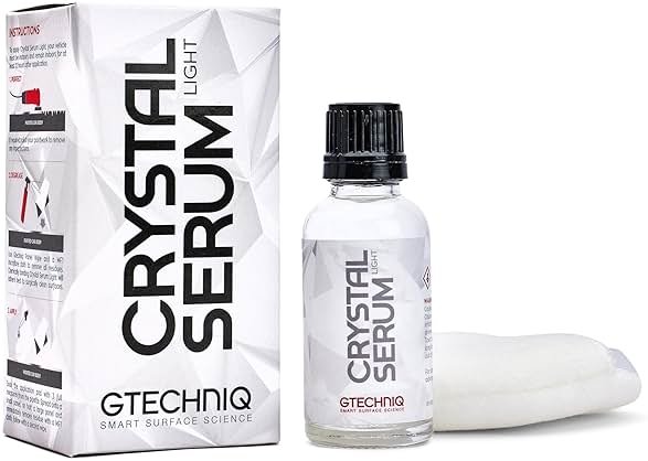 Gtechniq Crystal Serum Light Ceramic Coating for Cars 50ml | Up to 5 Years Protection, High Gloss Shine, Swirl and Chemical Resistance - Product Image