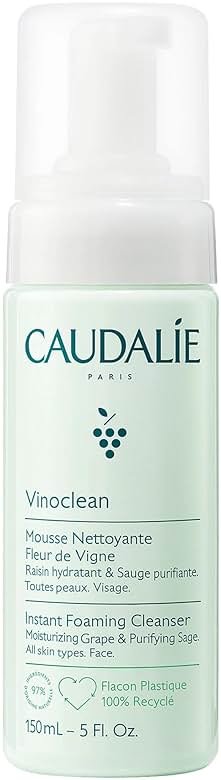 Caudalie Vinoclean Gentle Instant Foaming Facial Cleanser for All Skin Types - Product Image