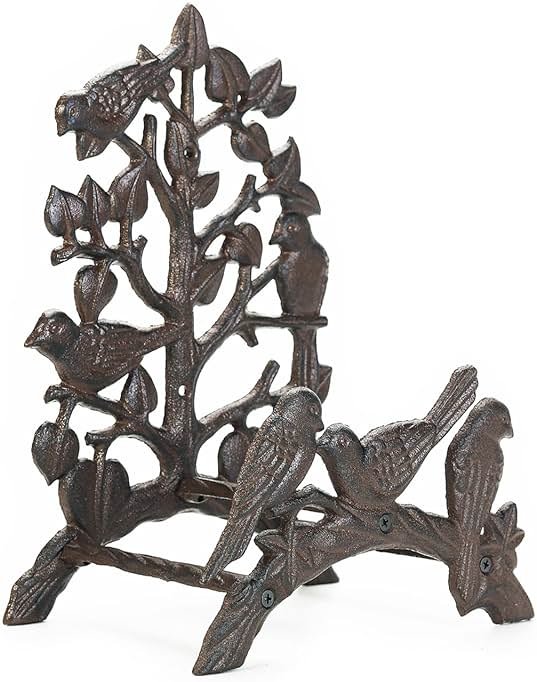 Sungmor Heavy Duty Cast Iron Hose Holder,Garden & Yard Decorative Birds Wall Mounted Hose Butler,Water Pipe Holds,Rack,Hanger,Antique Wall Decorations - Product Image