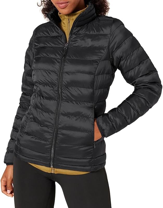 Amazon Essentials Women's Lightweight Long-Sleeve Water-Resistant Packable Puffer Jacket (Available in Plus Size) - Product Image