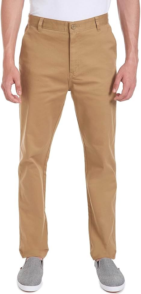 Nautica Young Men's Uniform Flat Front Stretch Twill Pant - Product Image