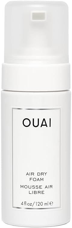 OUAI Air Dry Foam - Hair Mousse for Curly Hair & Beach Waves - Conditioning & Detangling With Kale and Carrot Extract - Paraben, Phthalate and Sulfate Free (4 Oz) - Product Image