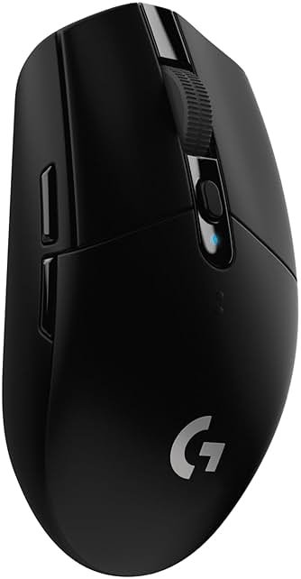 Logitech G305 Lightspeed Wireless Gaming Mouse, Hero Sensor, 12,000 DPI, Lightweight, 6 Programmable Buttons, 250h Battery, On-Board Memory, Compatible with PC, Mac - Black - Product Image