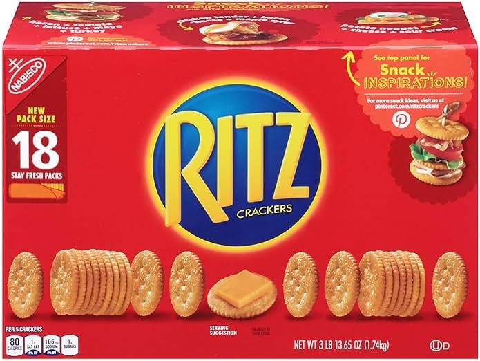 Product of ritz Crackers, 61.6 oz. (18 pk.) - Crackers [Bulk Savings] - Product Image