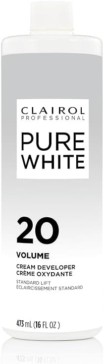 Clairol Professional Pure White 20 Volume Hair Developers for Lightening & Gray Coverage - Product Image