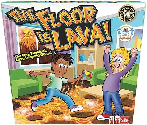 Goliath The Original The Floor is Lava! Game by Endless Games - Interactive Game For Kids And Adults - Promotes Physical Activity - Indoor And Outdoor Safe - Classic Edition - Product Image