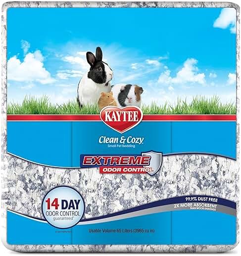 Kaytee Clean & Cozy Extreme Odor Control Bedding, Made for Small Animals, 65 Liters - Product Image