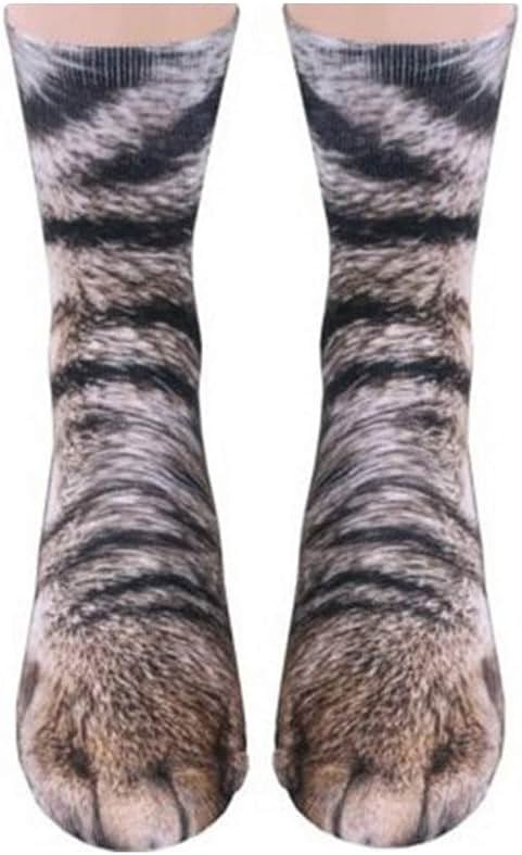 NDLBS Funny Christmas Gifts Novelty 3D Animal Paw Socks Stocking Stuffers for Adult Women Men Teens Gag White Elephant Gifts - Product Image