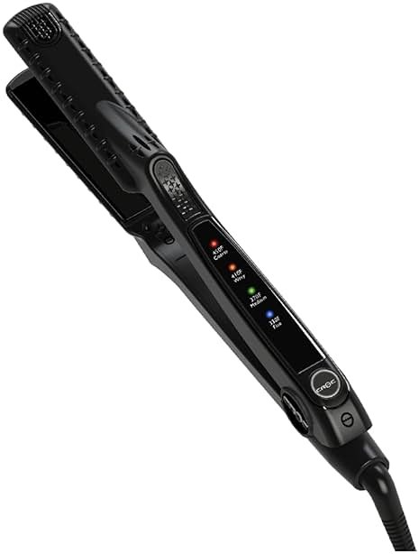 CROC Led Black Titanium Flat Iron 1 Inch - Product Image