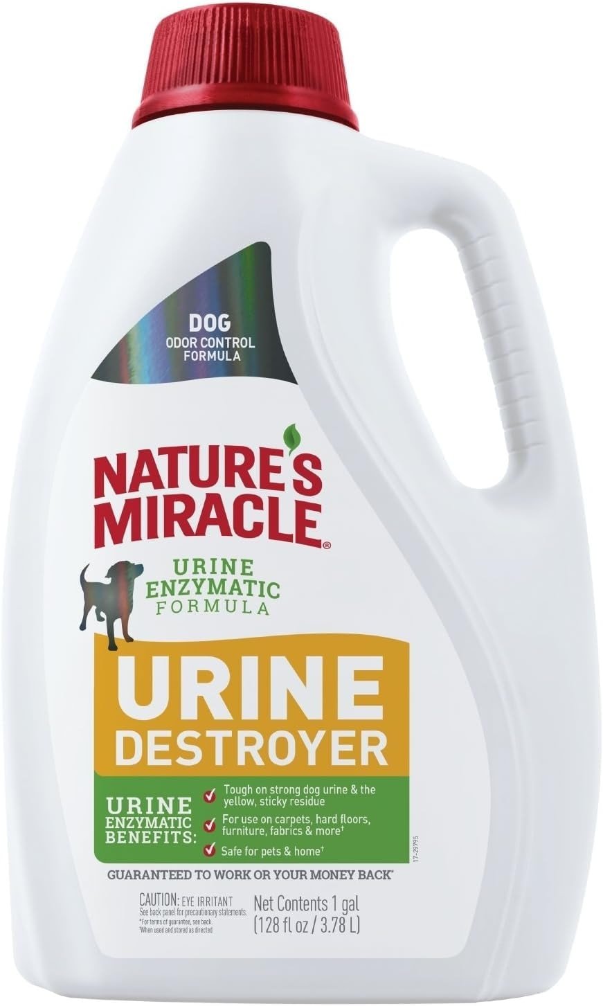 Nature's Miracle Dog Urine Destroyer, Dog Urine Stain Remover and Odor Control, White, 64 fl oz - Product Image