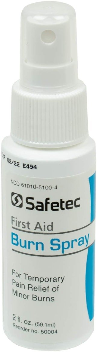 Safetec Burn Relief Burn Spray, 2 oz. Bottle - Product Image