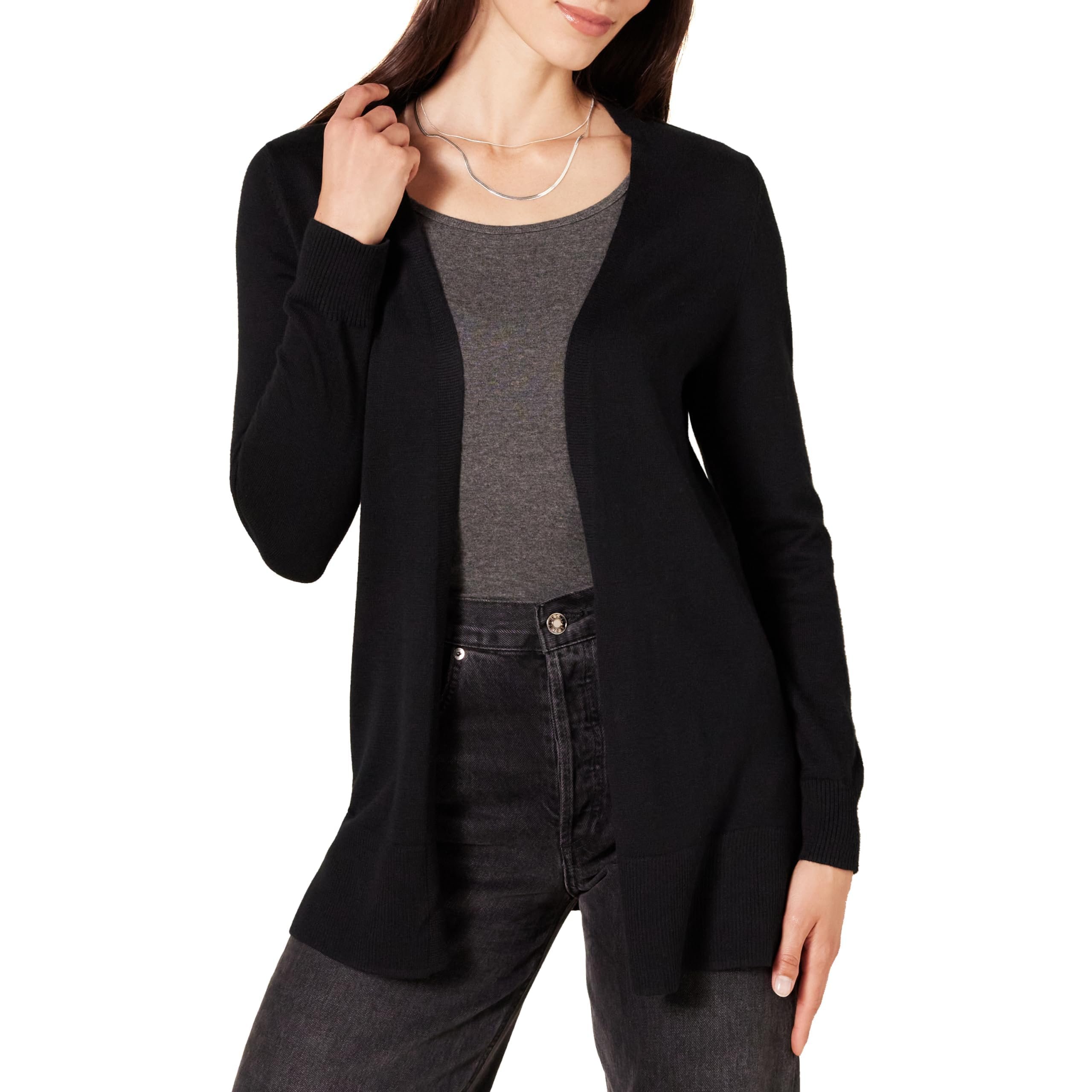Amazon Essentials Women's Lightweight Long Sleeve Open-Front Cardigan Sweater (Available in Plus Size) - Product Image