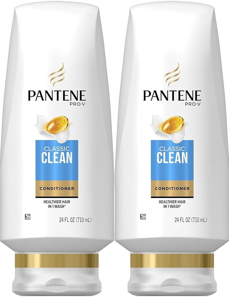 Pantene Classic Clean Conditioner, 24 fl oz, Twin Pack - Product Image