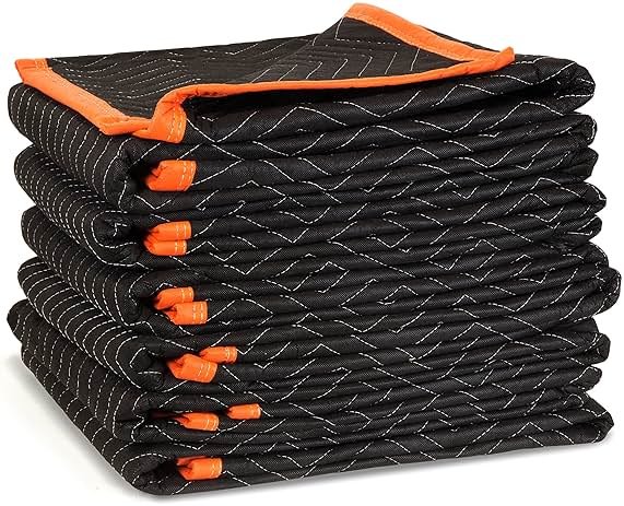 WEN 72-Inch by 40-Inch Heavy Duty Padded Moving Blankets, 6-Pack (272406) - Product Image