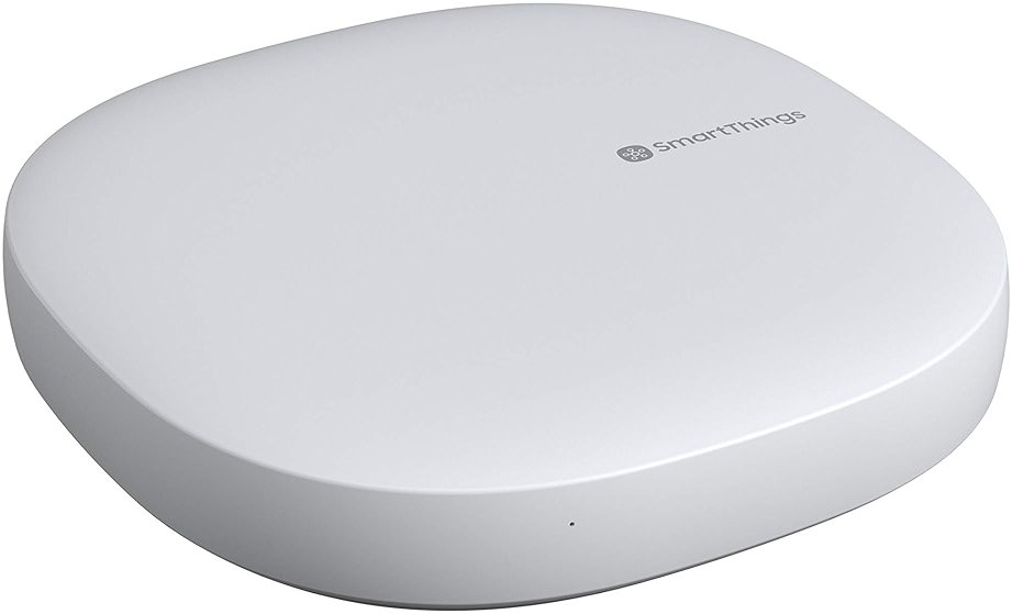 SmartThings Hub 3rd Generation [GP-U999SJVLGDA] Smart Home Automation Hub Home Monitoring Smart Devices - Alexa Google Home Compatible - Zigbee, Z-Wave, Cloud to Cloud Protocols – White - Product Image