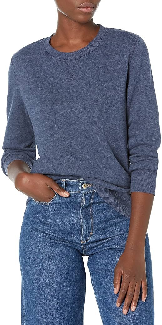 Amazon Essentials Women's Fleece Crewneck Long Sleeve Pullover Sweatshirt (Available in Plus Size) - Product Image