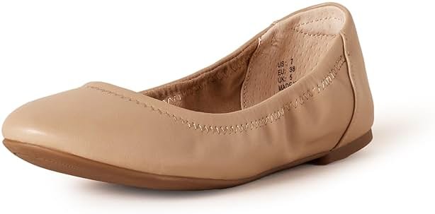 Amazon Essentials Women's Belice Comfortable Slip-On Ballet Flats Shoes - Product Image