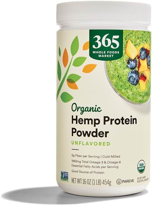 365 by Whole Foods Market, Organic Hemp Protein Powder Unflavored, 16 oz - Product Image