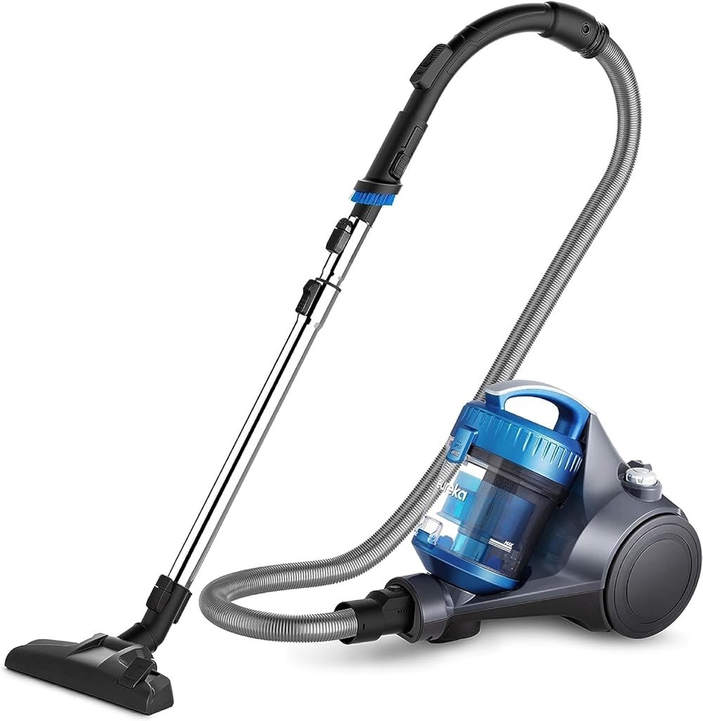 Eureka WhirlWind Bagless Canister 2.5L Vacuum Cleaner, Lightweight Vac for Carpets and Hard Floors, NEN110A, Blue - Product Image
