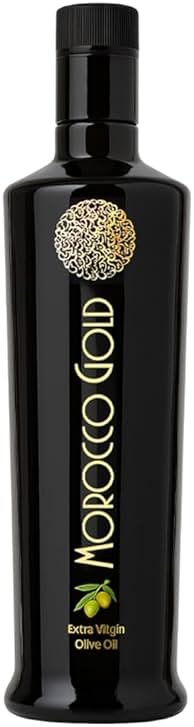 Morocco Gold Early Harvest Extra Virgin Olive Oil – Cold Pressed – Polyphenol Rich 652mg/kg EVOO Fresh Harvest Pure and Natural. 500ml/17 Fl Oz - Product Image