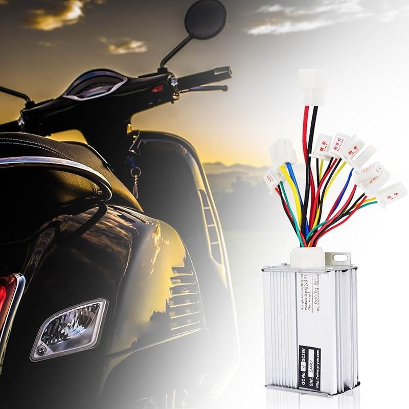 Controller 36v 1000w for Brushed Electric Motor Engine Scooter with White Battery Connector Terminal - Product Image