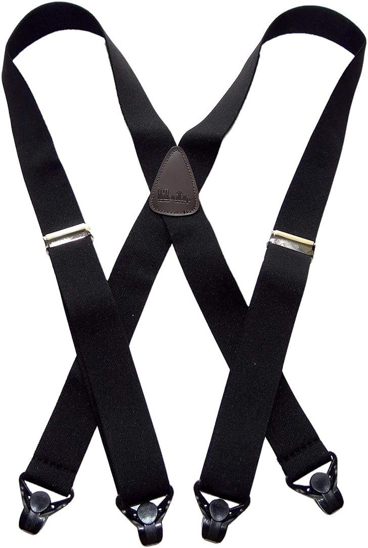 Holdup 1 1/2" wide Classic Series Suspenders for Men with Patented Gripper Clasp - Product Image