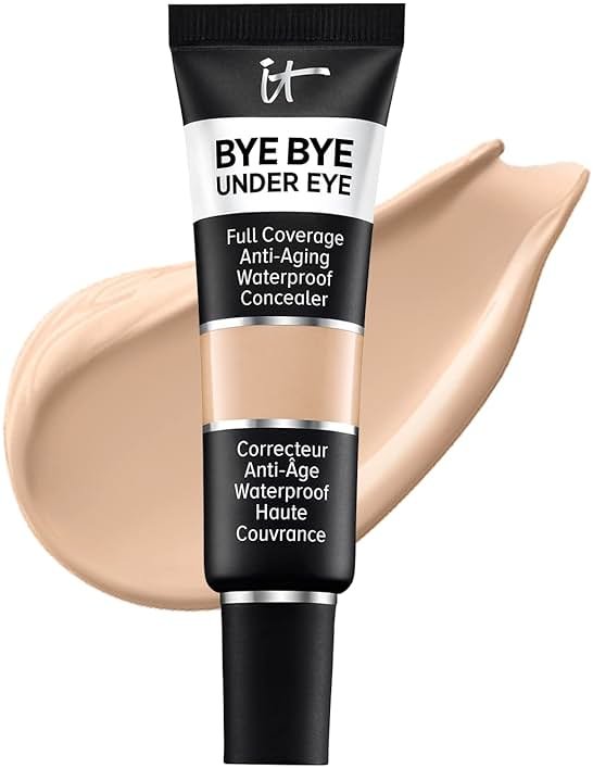 IT Cosmetics Bye Bye Under Eye Concealer - Water-Resistant, 24H Full Coverage Brightening Concealer For Dark Circles, Fine Lines, Redness & Discoloration, Anti-Aging Color Correcting Cream - 0.4 fl oz - Product Image