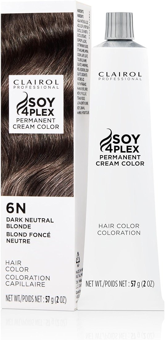 Clairol Professional Permanent Cream Hair Color | Blonde, Brown, Black, & Red-Violet Shades for 100% Gray Coverage | Deep Conditioning & Fade Resistant Results - Product Image